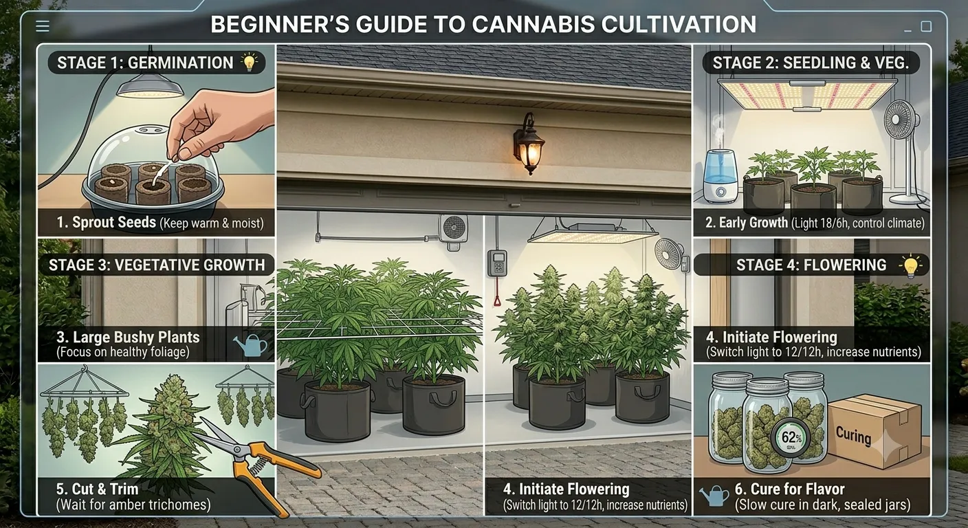 Indoor Cannabis Growing: A Complete Guide for Beginners