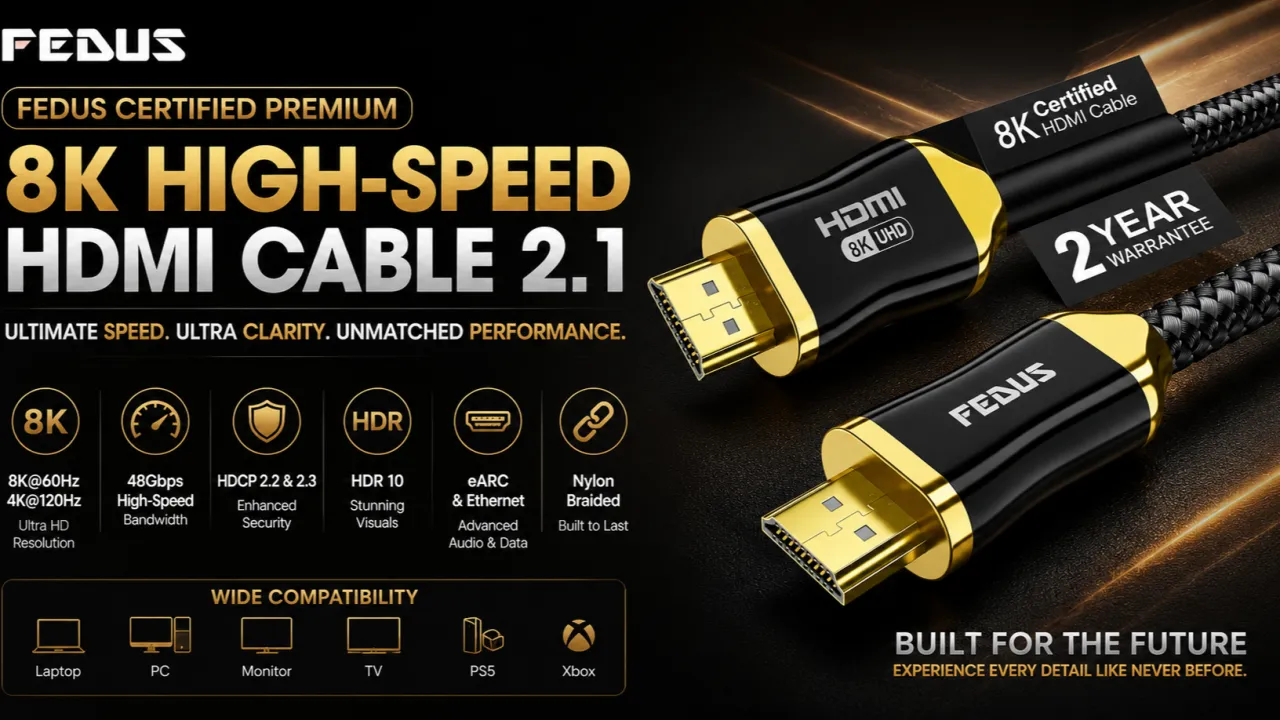 How to Choose the Best 8K HDMI Cable for Gaming and Streaming (2026 Buying Guide)
