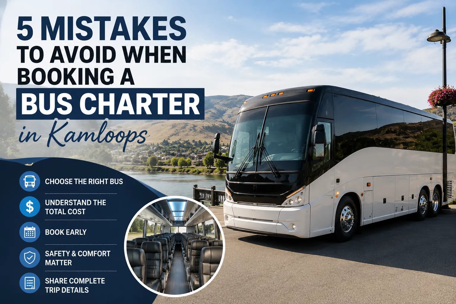 5 Mistakes to Avoid When Booking a Bus Charter in Kamloops