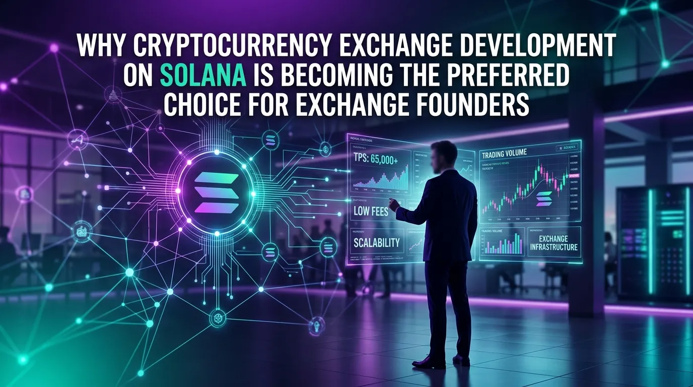 Why Cryptocurrency Exchange Development on Solana Is Becoming the Preferred Choice for Exchange Founders