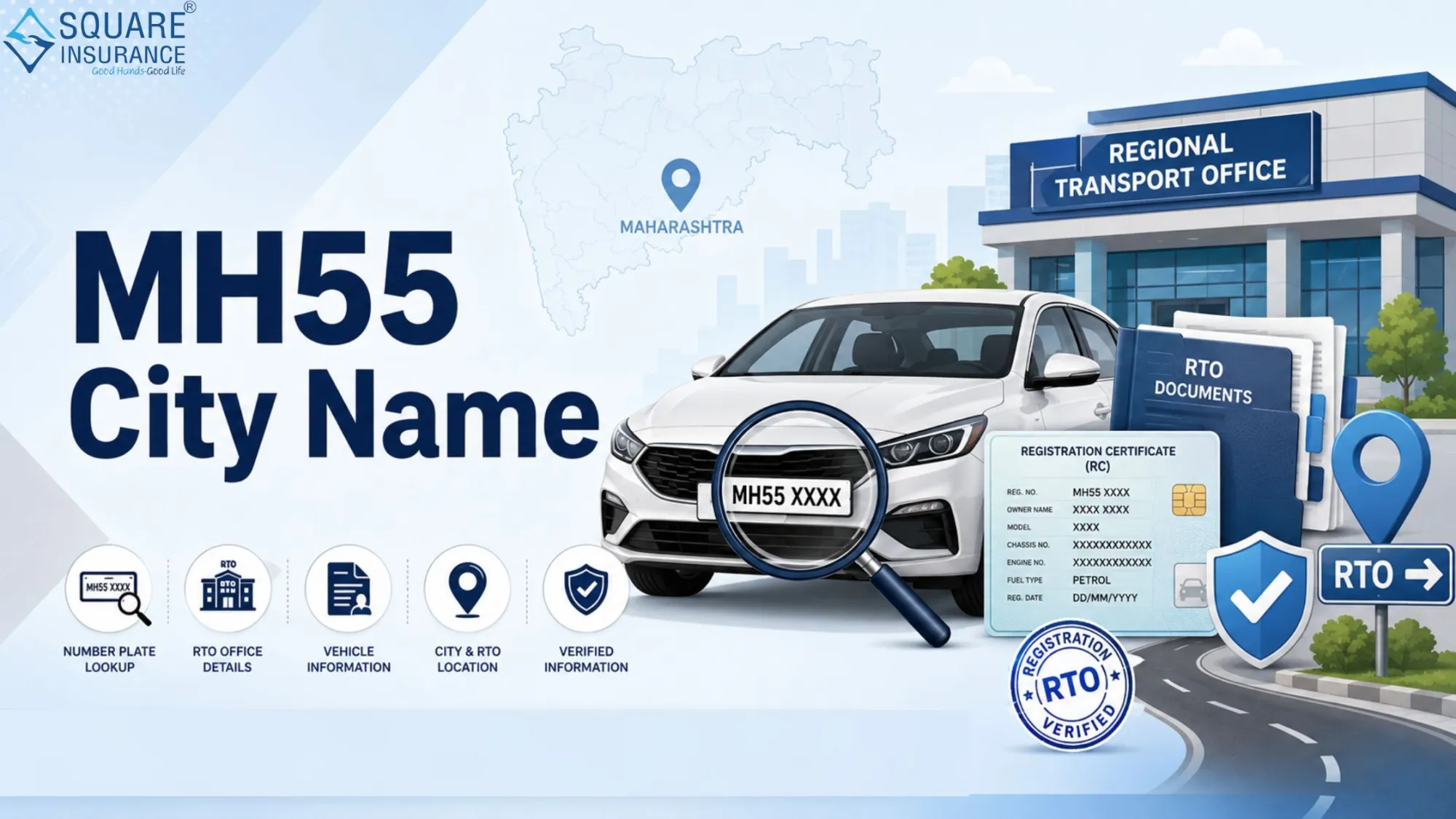 Find MH55 City Name and Regional Transport Office Details