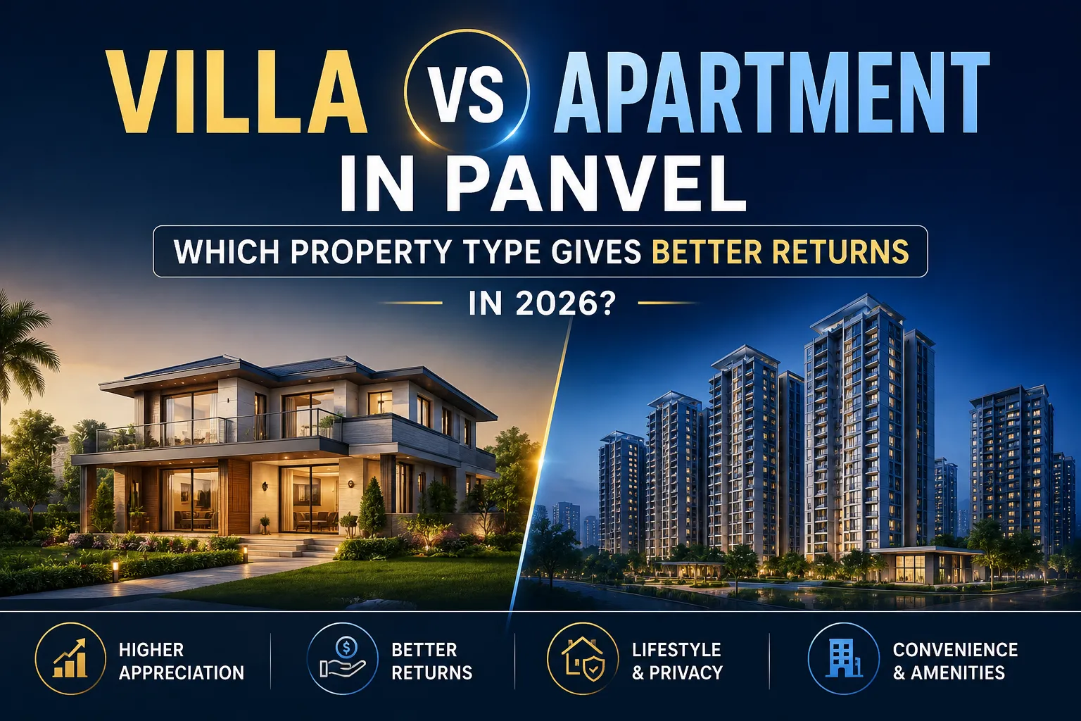 Villa vs Apartment in Panvel: Which Property Type Gives Better Returns in 2026?