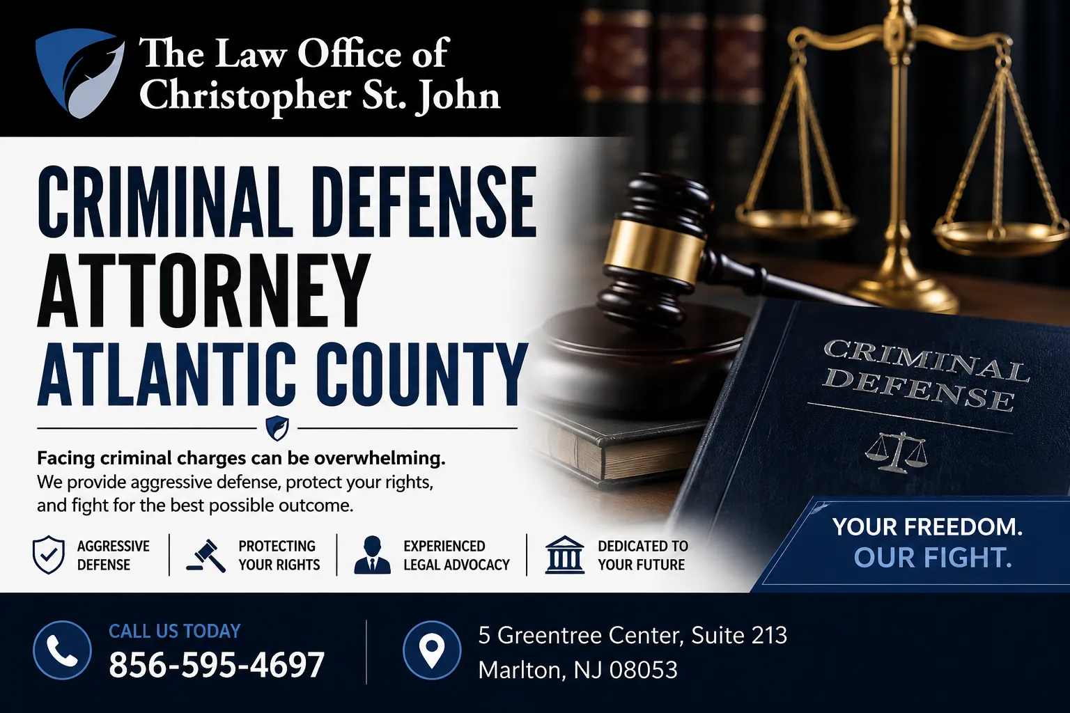 Criminal Defense Attorney Atlantic County: Strong Legal Representation When It Matters Most