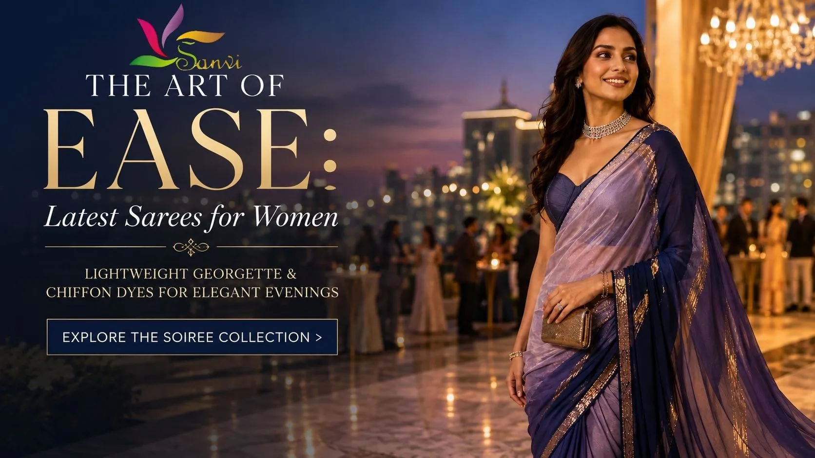 Latest Saree for Women: Elegant Georgette & Chiffon Trends