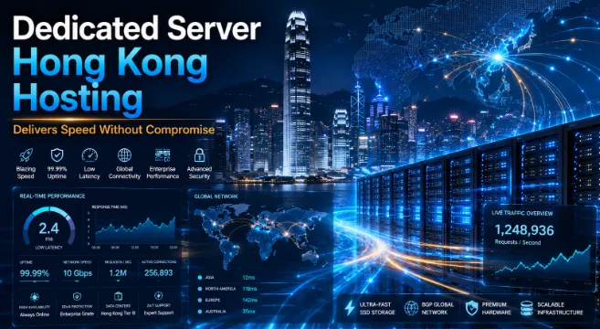 Dedicated Server Hong Kong Hosting That Delivers Speed Without Compromise