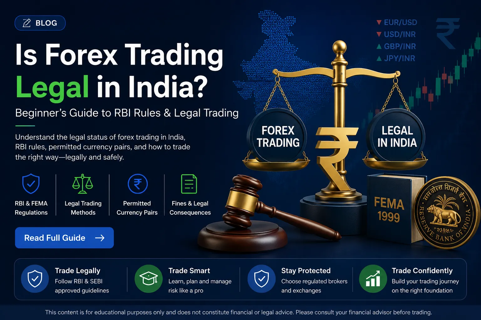 Is Forex Trading Legal in India? Beginner’s Guide to RBI Rules & Legal Trading