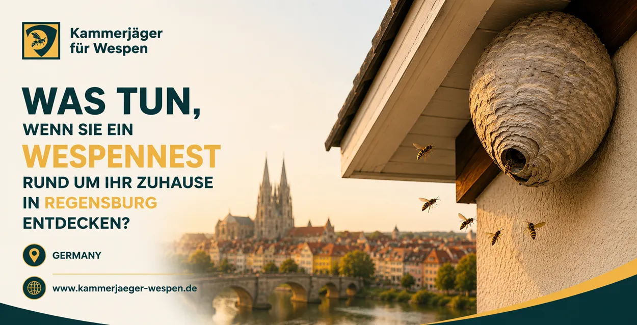 Was tun, wenn Sie ein Wespennest rund um Ihr Zuhause in Regensburg entdecken?