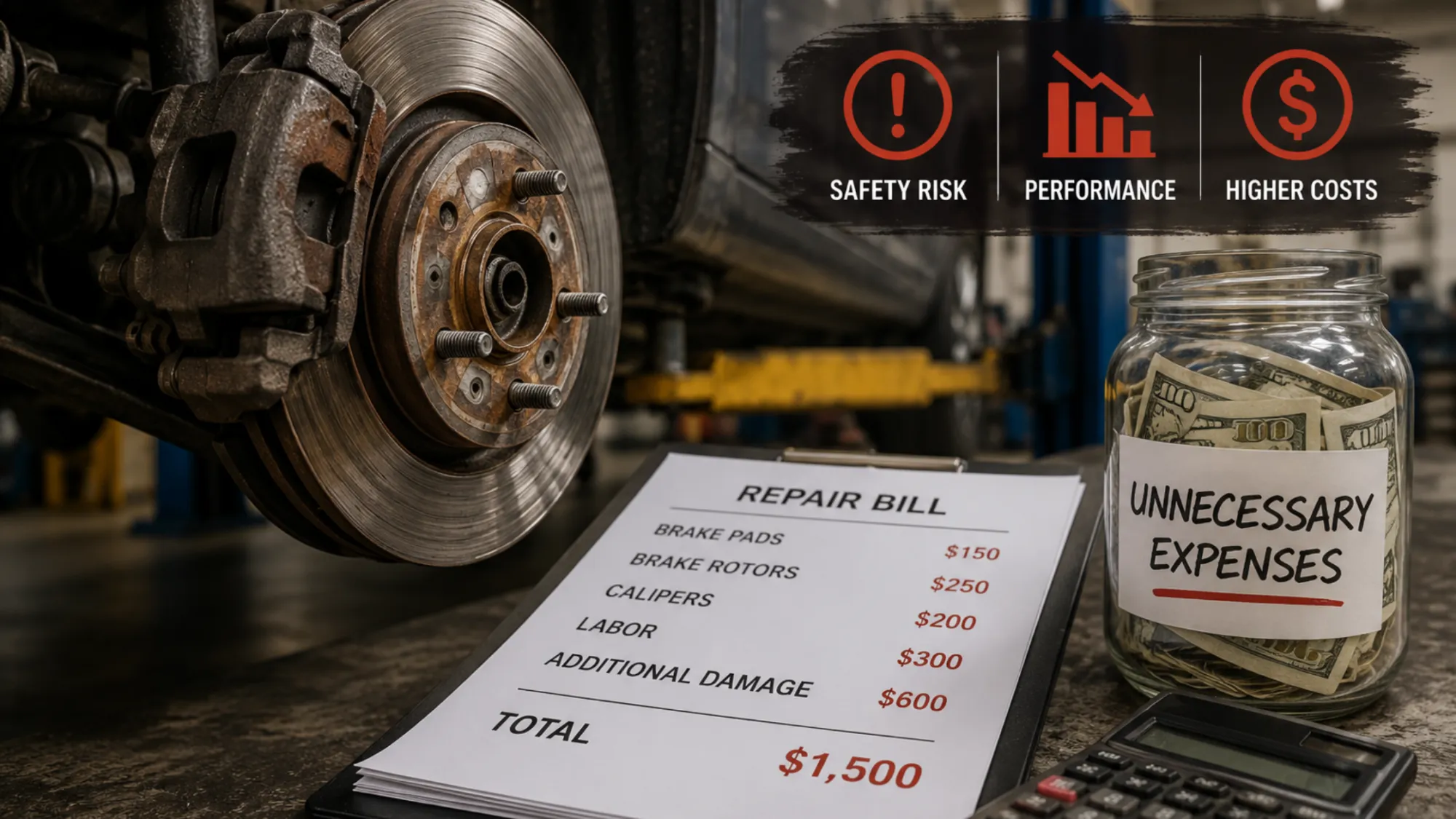 The Real Cost Of Delaying The Brake Repair