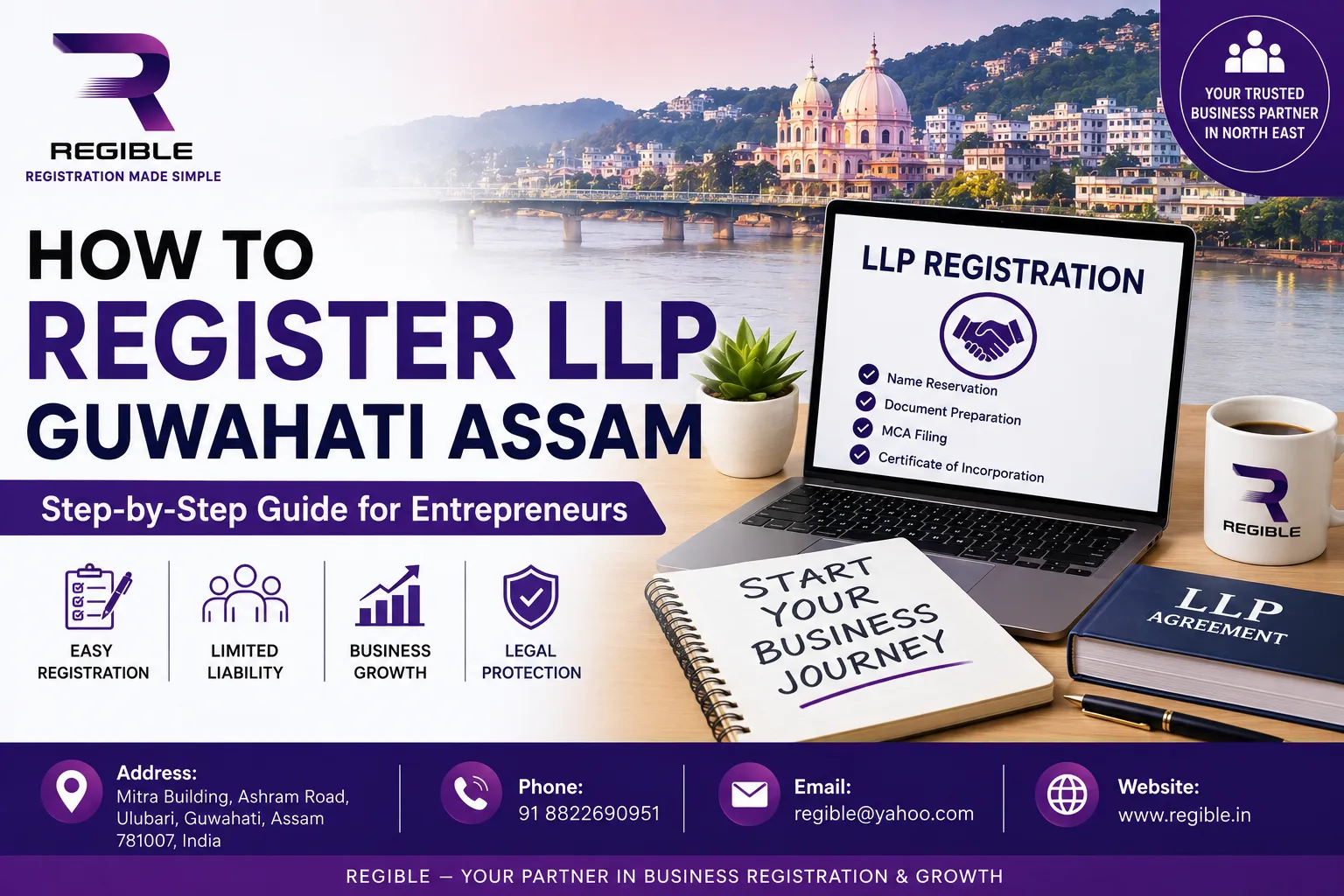 How to Register LLP in Guwahati, Assam: A Complete Step-by-Step Guide for Entrepreneurs