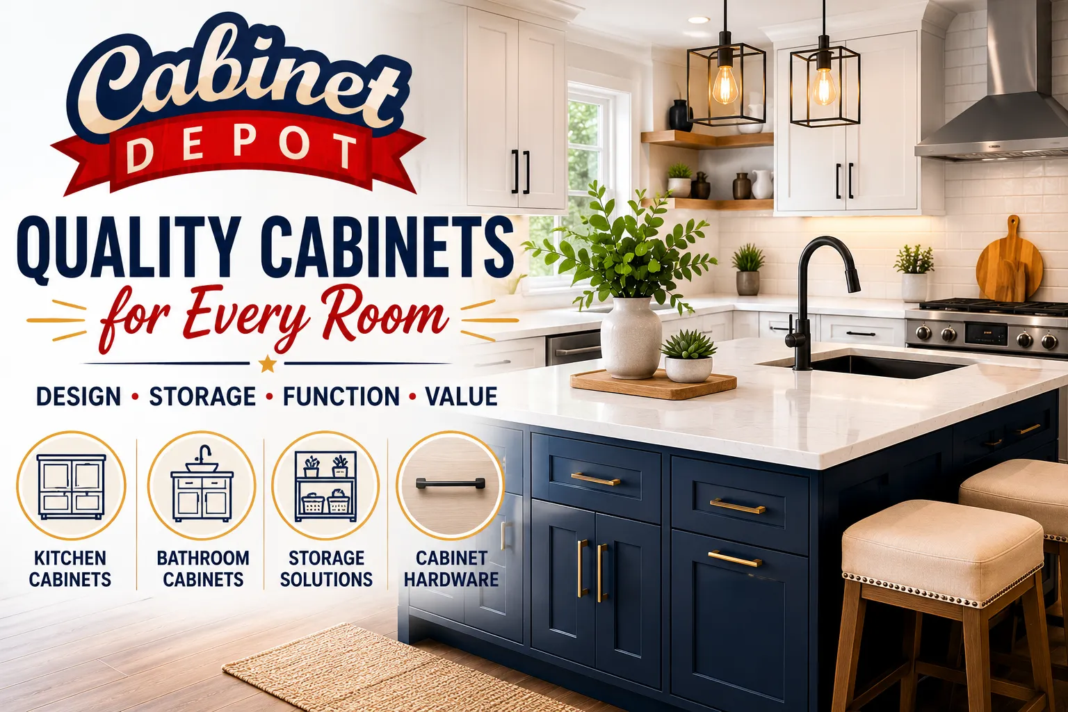 Cabinets Near Me: How to Choose the Right Cabinets for Every Room in Your Home