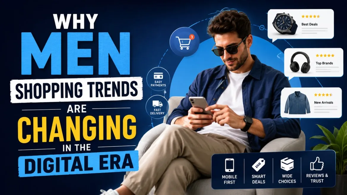 Why Men Shopping Trends Are Changing in the Digital Era