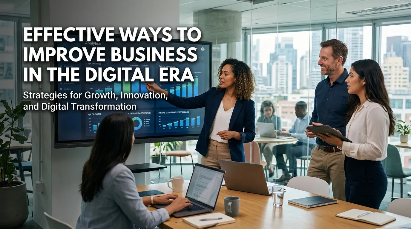 Effective Ways to Improve Business in the Digital Era