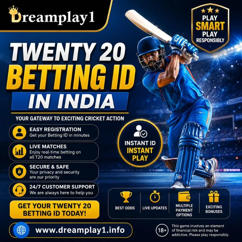 Bet on Your Favorite Team with the Best Twenty 20 Betting ID in India - Dreamplay1