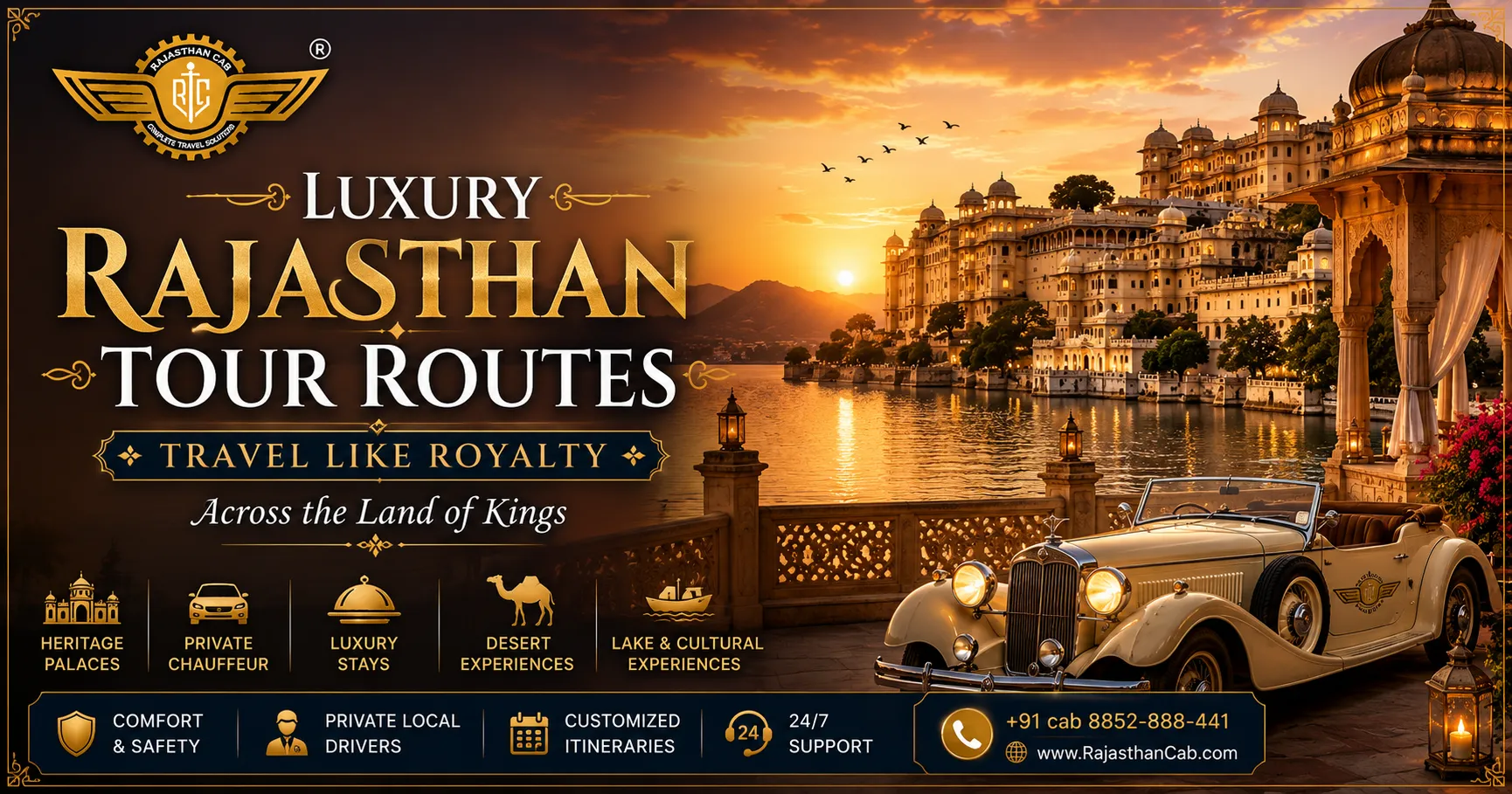 Luxury Rajasthan Tour Routes: Travel Like Royalty Across the Land of Kings