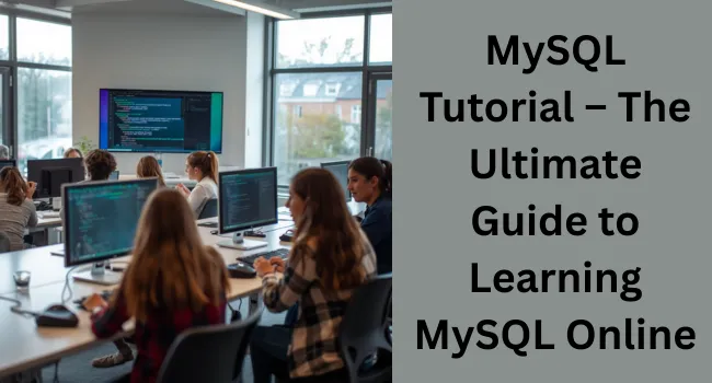 MySQL Tutorial: The Complete Guide to Learning MySQL from Beginner to Advanced