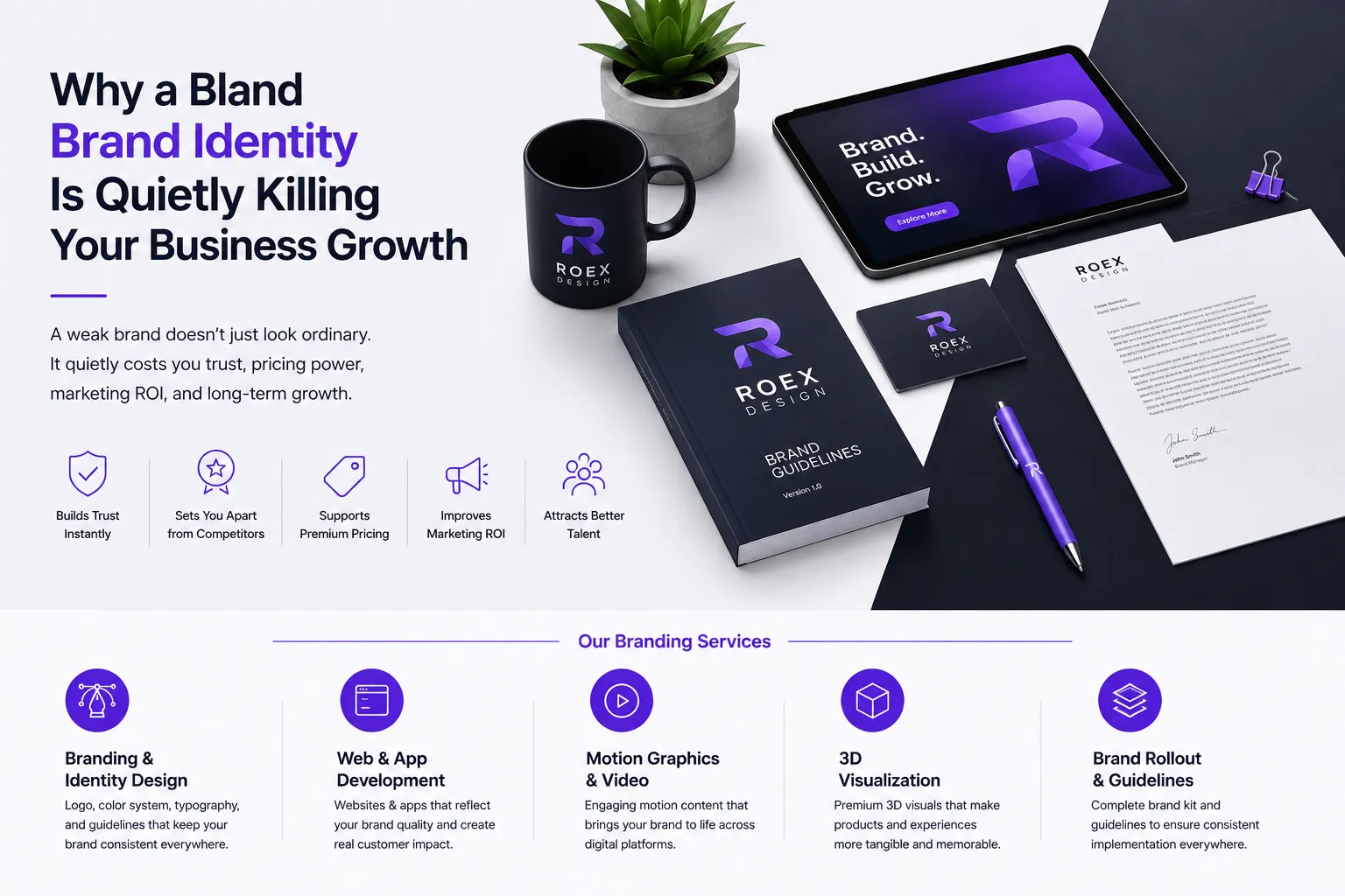 Why a Bland Brand Identity Is Quietly Killing Your Business Growth