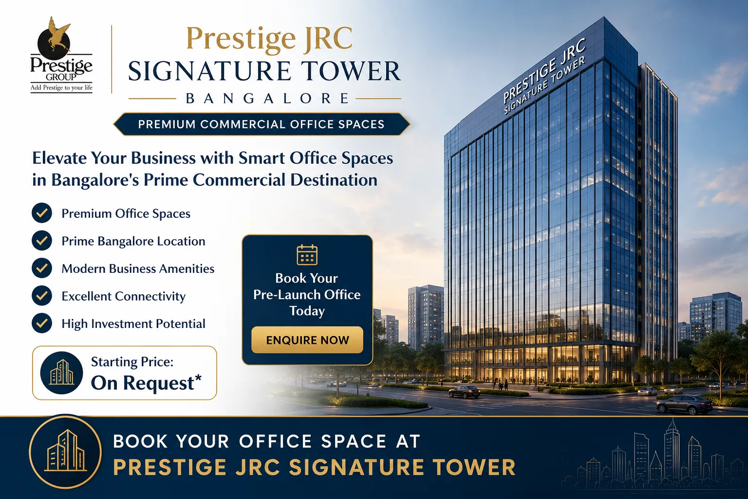Prestige JRC Signature Tower | Upcoming Commercial Project in Bangalore