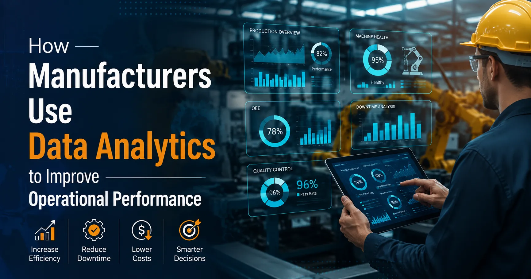How Manufacturers Use Data Analytics to Improve Operational Performance
