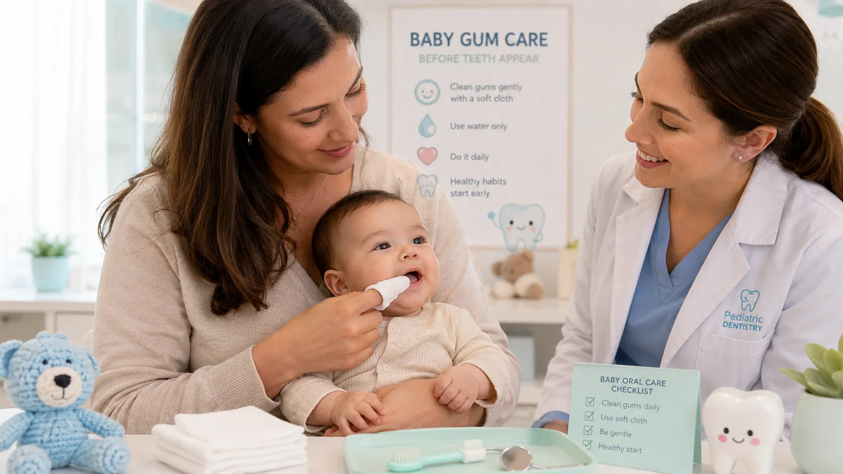 Baby Gum Care: How to Clean Your Infant’s Mouth Before Teeth Appear