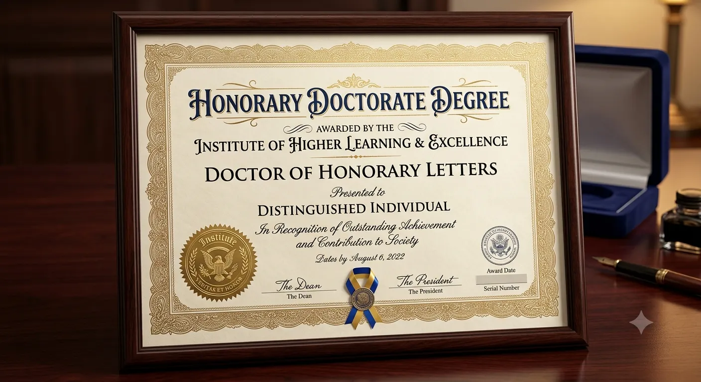 How to Get the Best Free Honorary Doctorate Degree Certificate