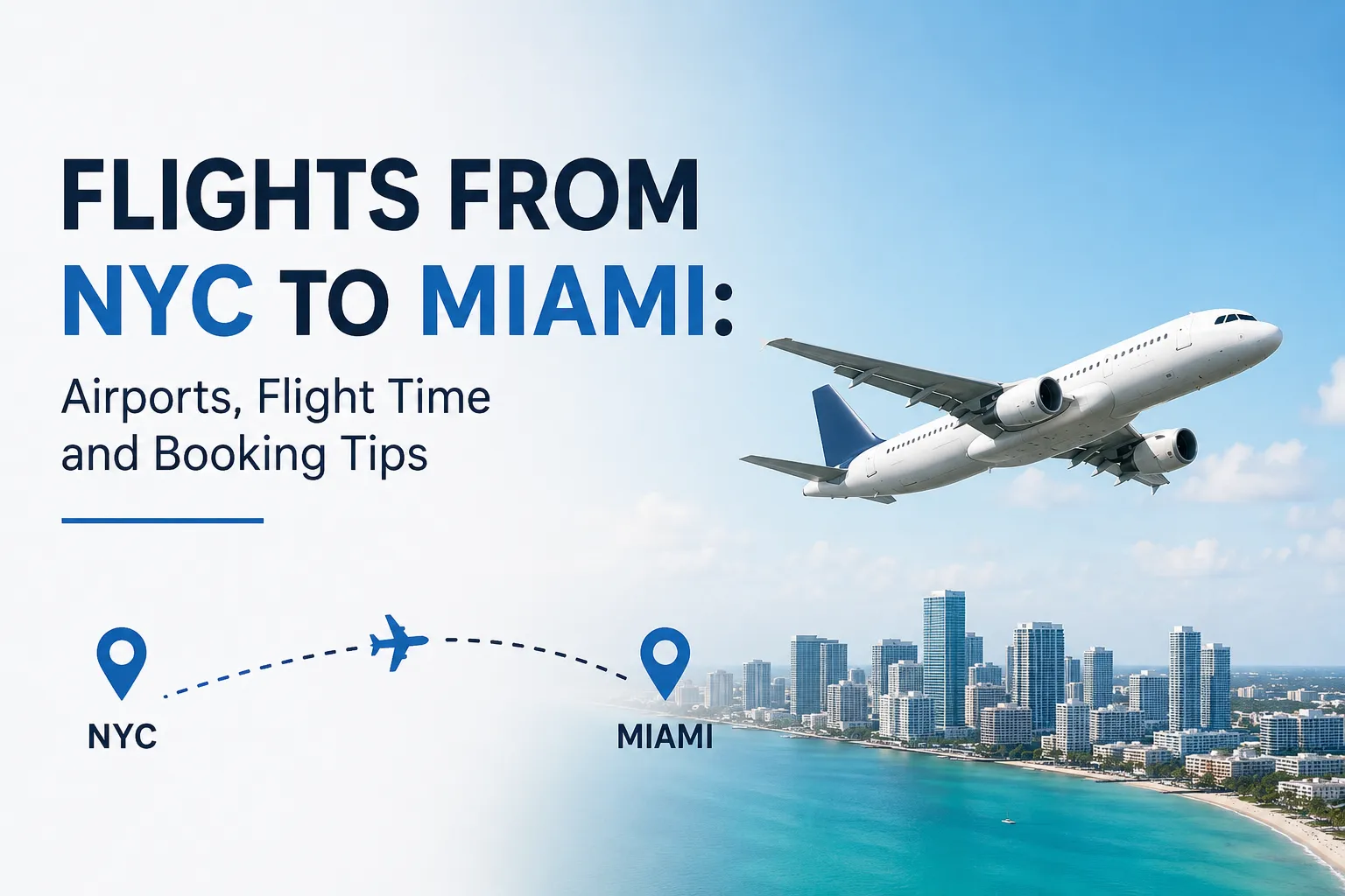 Flights From NYC to Miami: Airports, Flight Time and Booking Tips
