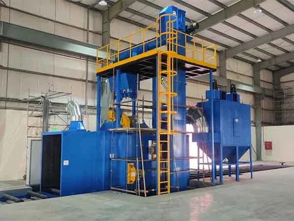 STEEL STRUCTURE SHOT BLASTING MACHINE