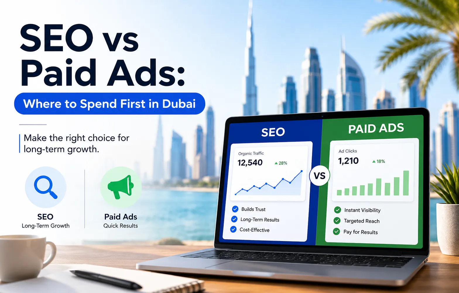 SEO vs Paid Ads: Where Should Your Business Actually Spend First?