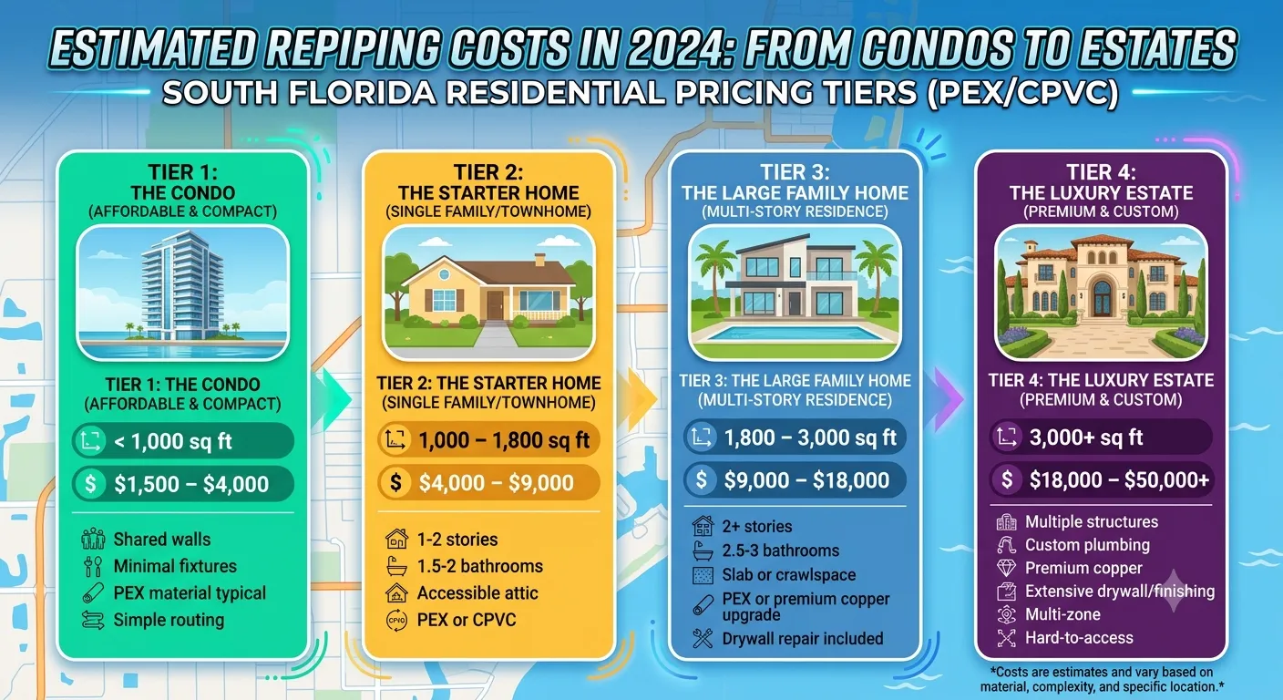 How Much Does It Cost to Repipe a Condo in Miami?
