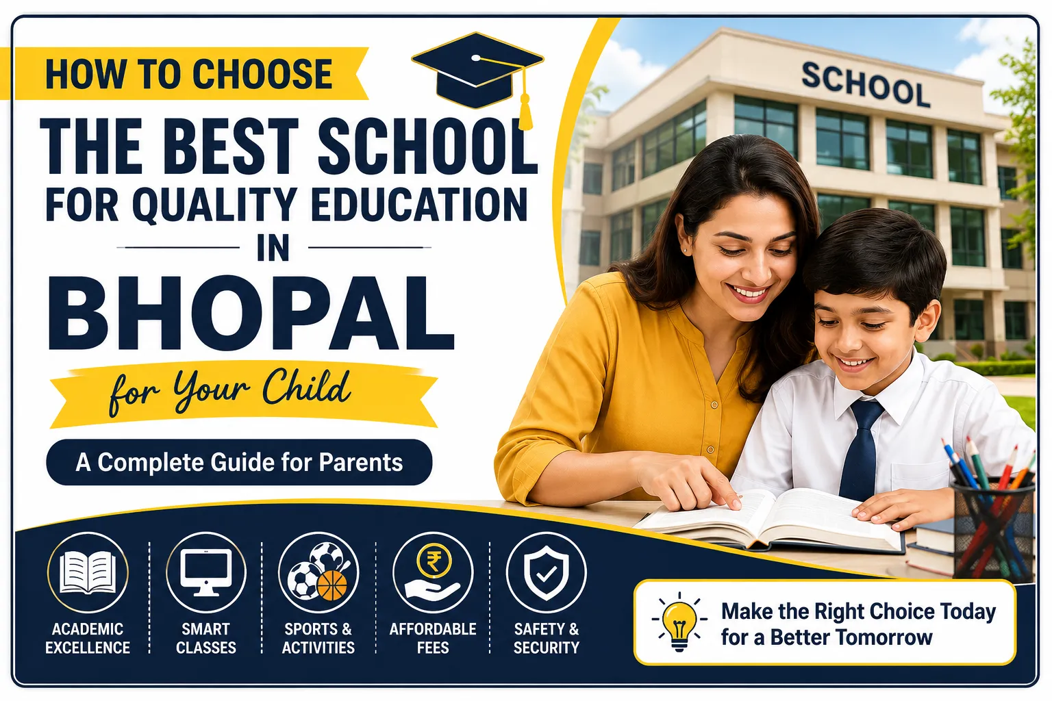 How to Choose the Best School for Quality Education in Bhopal for Your Child