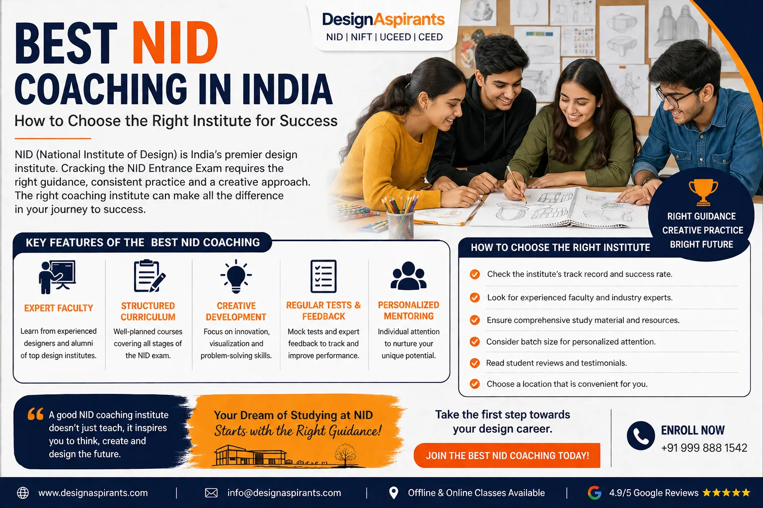 Best NID Coaching in India: How to Choose the Right Institute for Success