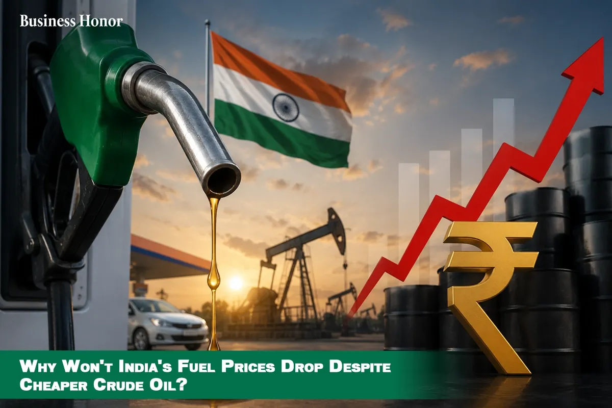 Why Won't India's Fuel Prices Drop Despite Cheaper Crude Oil?