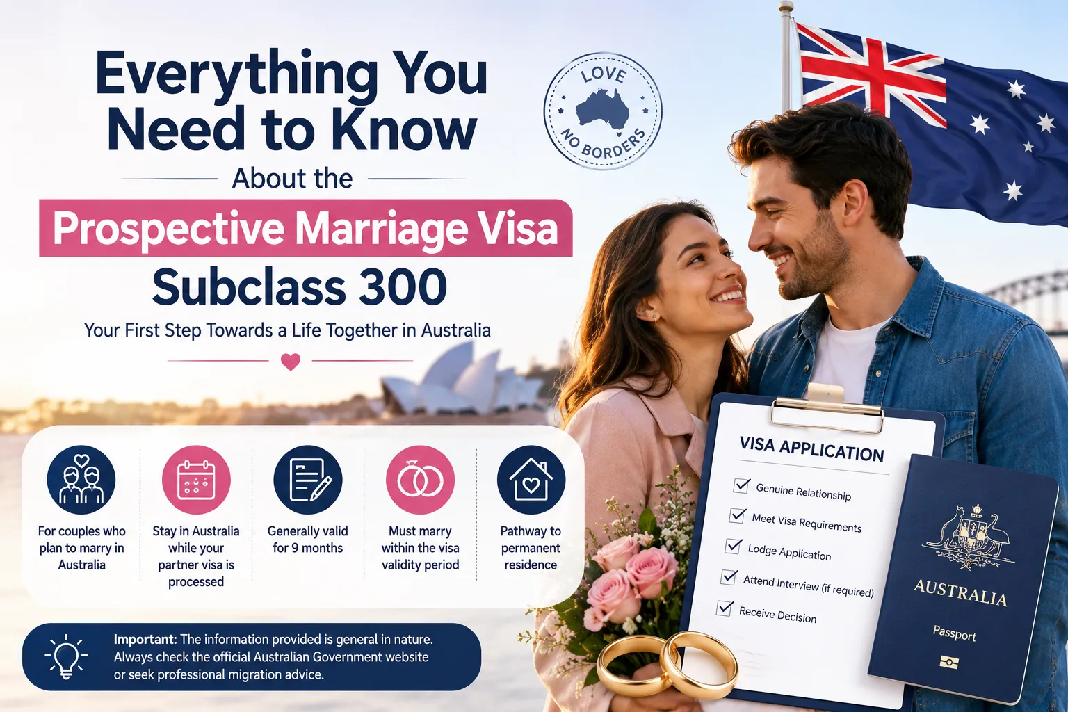 Everything You Need to Know About the Prospective Marriage Visa Subclass 300