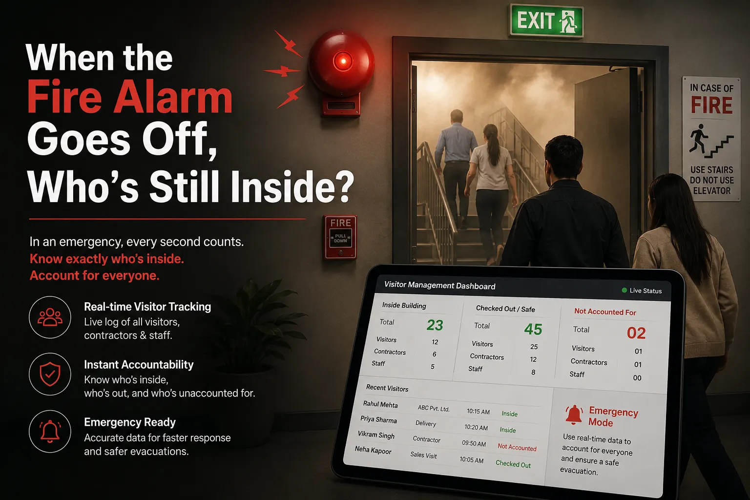When the Fire Alarm Goes Off, Who's Still Inside?