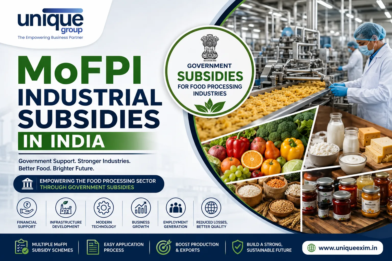 MoFPI Industrial Subsidies in India Food Processing Subsidy Schemes