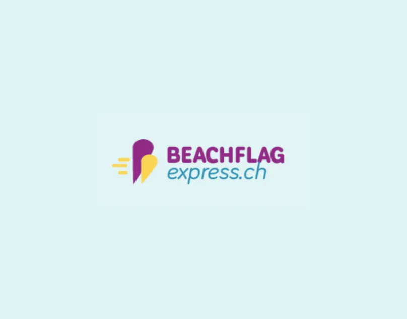 Elegante Strandfahne Ideen machen Strandfahnen überall unübersehbar
