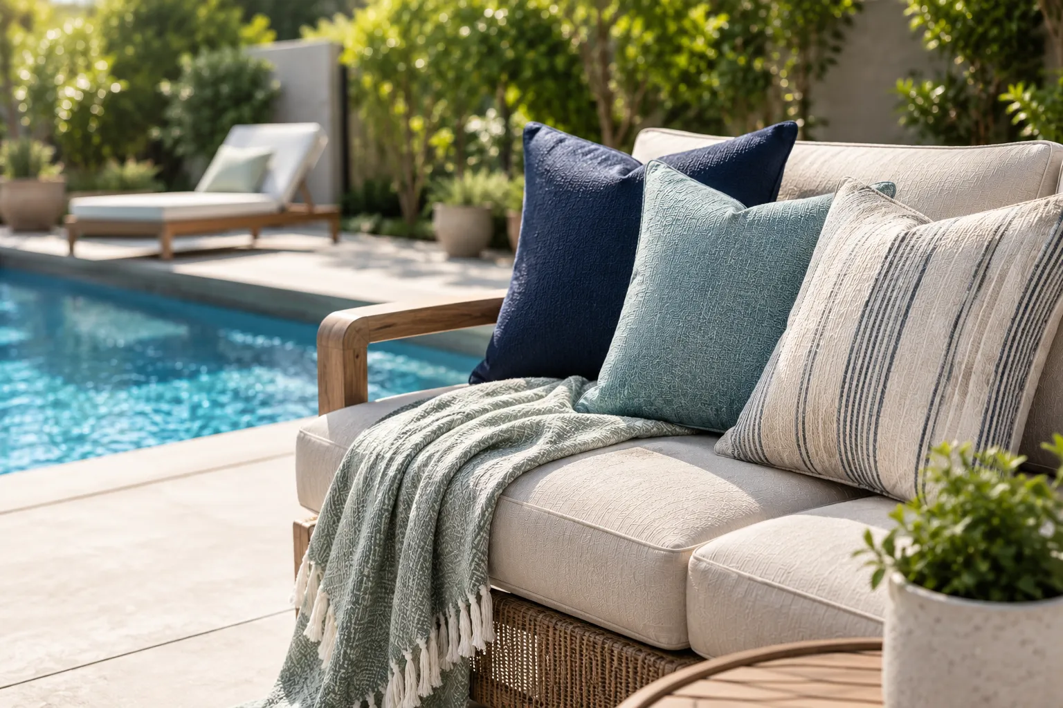 Why Quick-Drying Cushions Matter for Poolside Seating