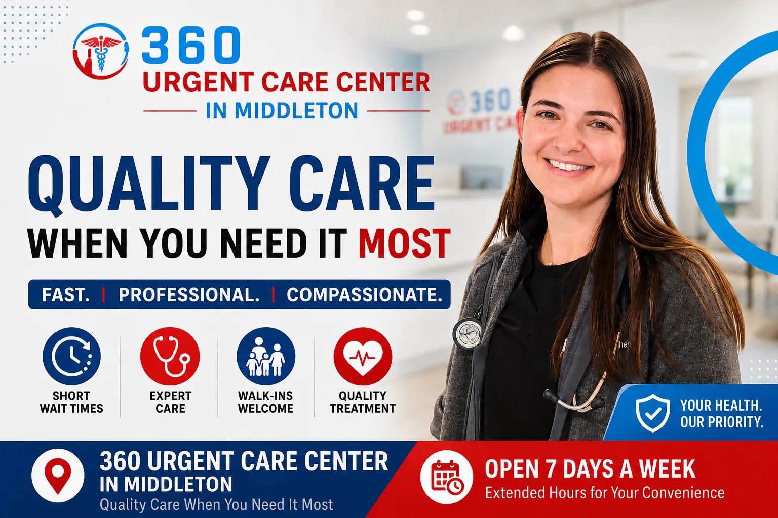 Your Neighborhood Urgent Care Clinic in Middleton
