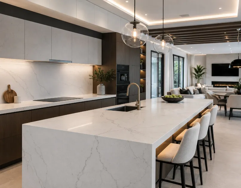 How Are Quartz Solid Surfaces Used in Modern Interiors?