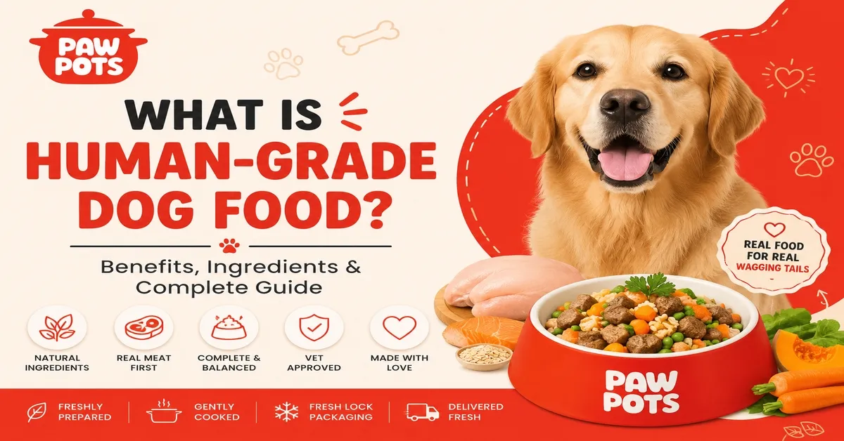 What Is Human-Grade Dog Food? Benefits, Ingredients & Complete Guide