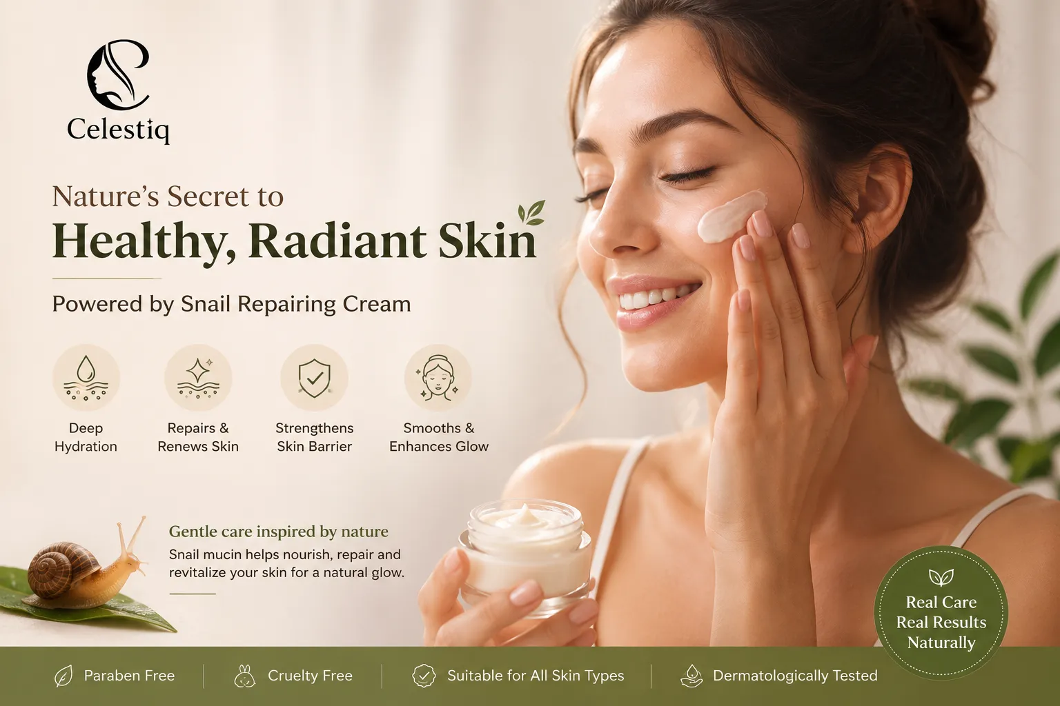 Can Snail Repairing Cream Support Natural Skin Repair and Glow?