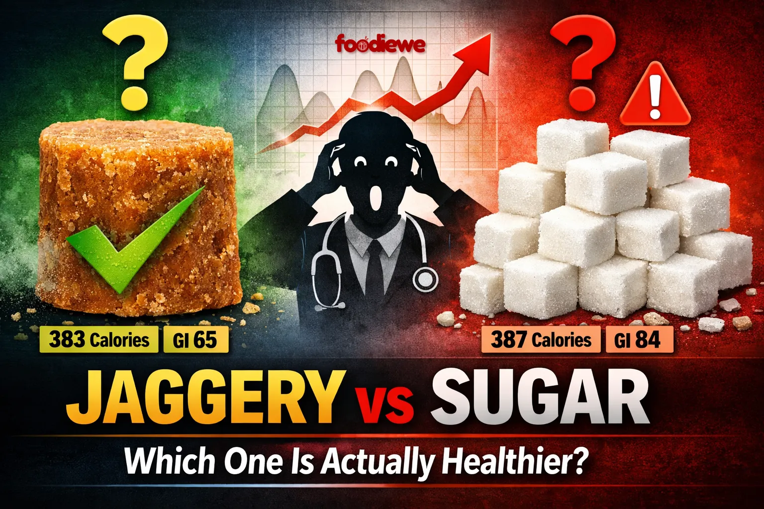 Jaggery vs Sugar: Which Raises Blood Sugar Less?