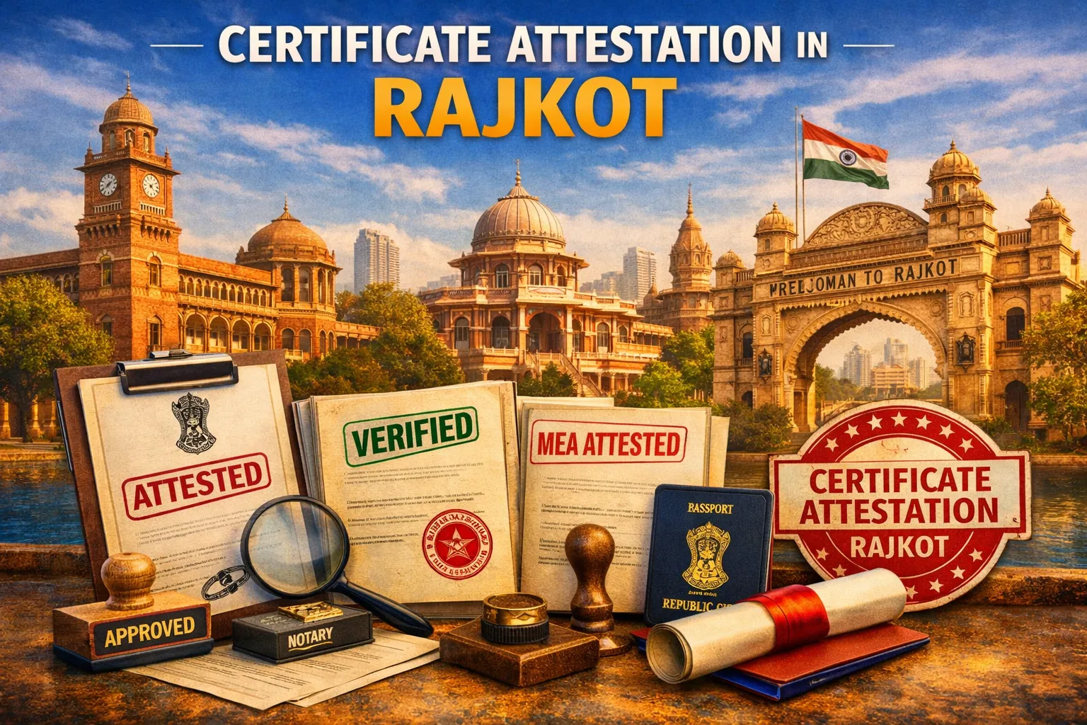 Certificate Attestation in Rajkot