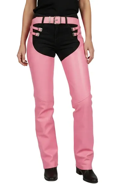 Hot Leathers Women's Chaps for Confident Motorcycle Ride