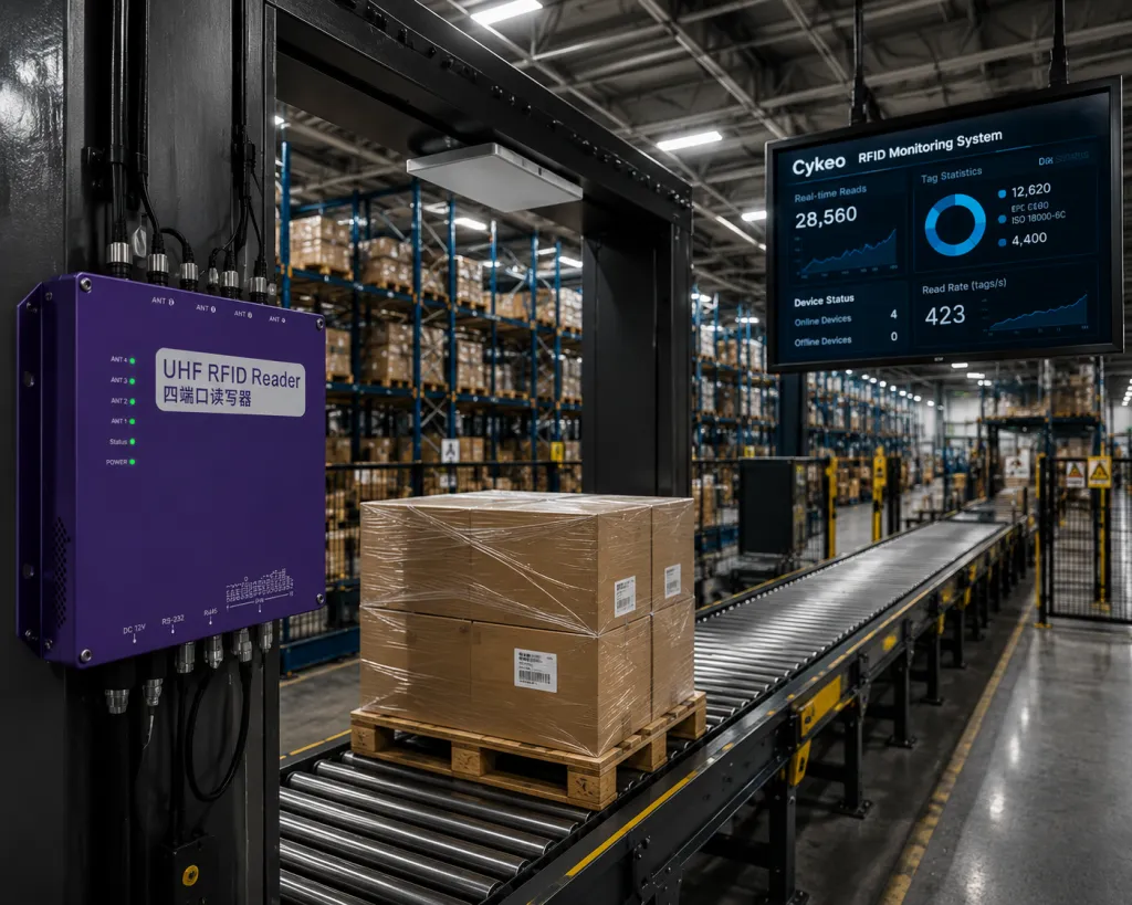reader/writer High-Performance UHF RFID System for Industrial Automation