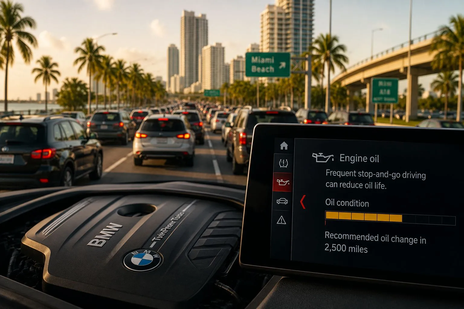 Why South Florida Traffic Can Impact BMW Oil Change Intervals