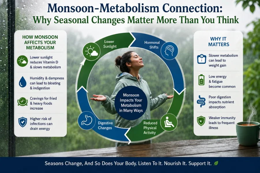 The Monsoon-Metabolism Connection: Why Seasonal Changes Matter More Than You Think