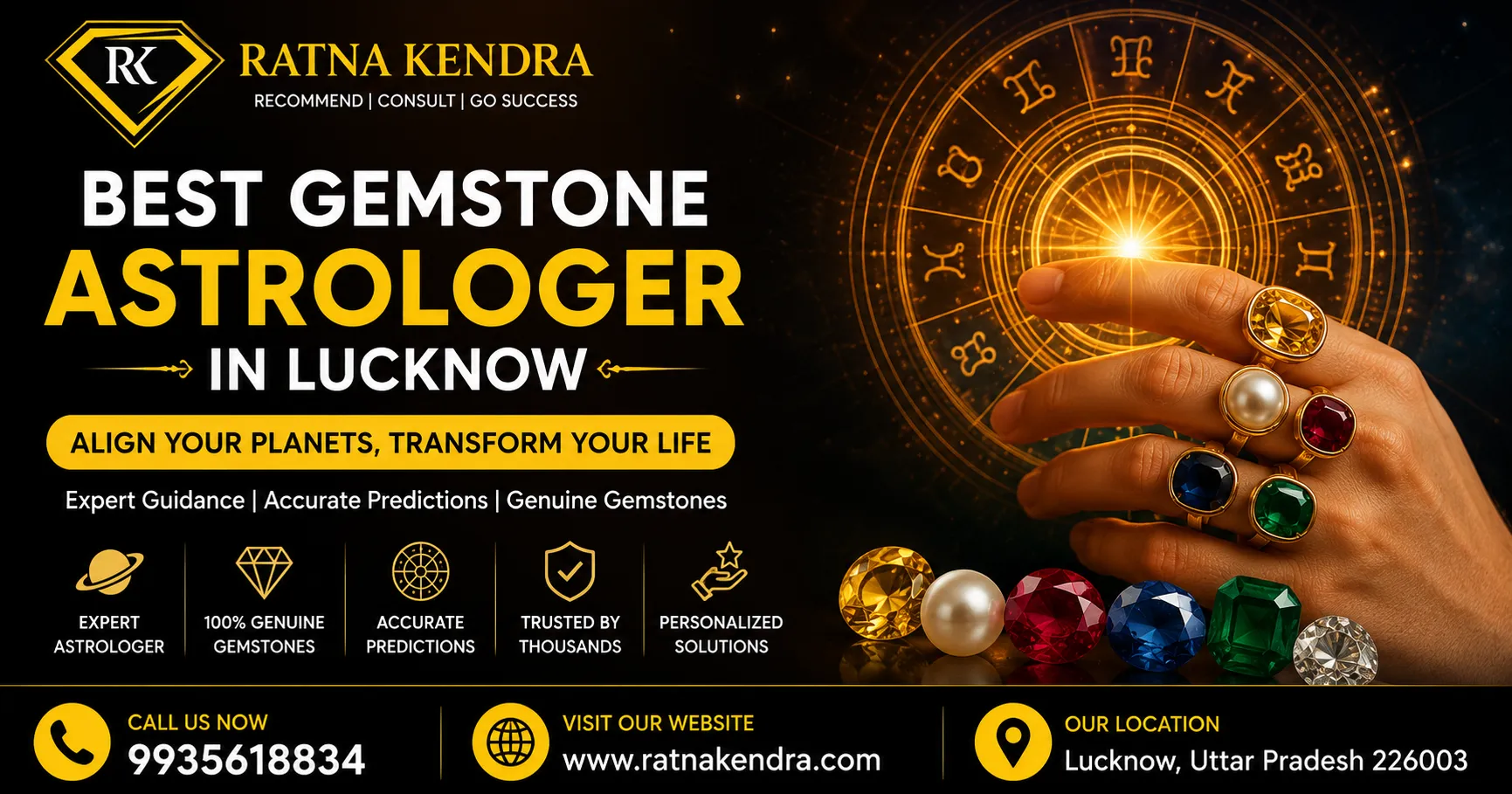 What Makes the Best Gemstone Astrologer in Lucknow Different from Others