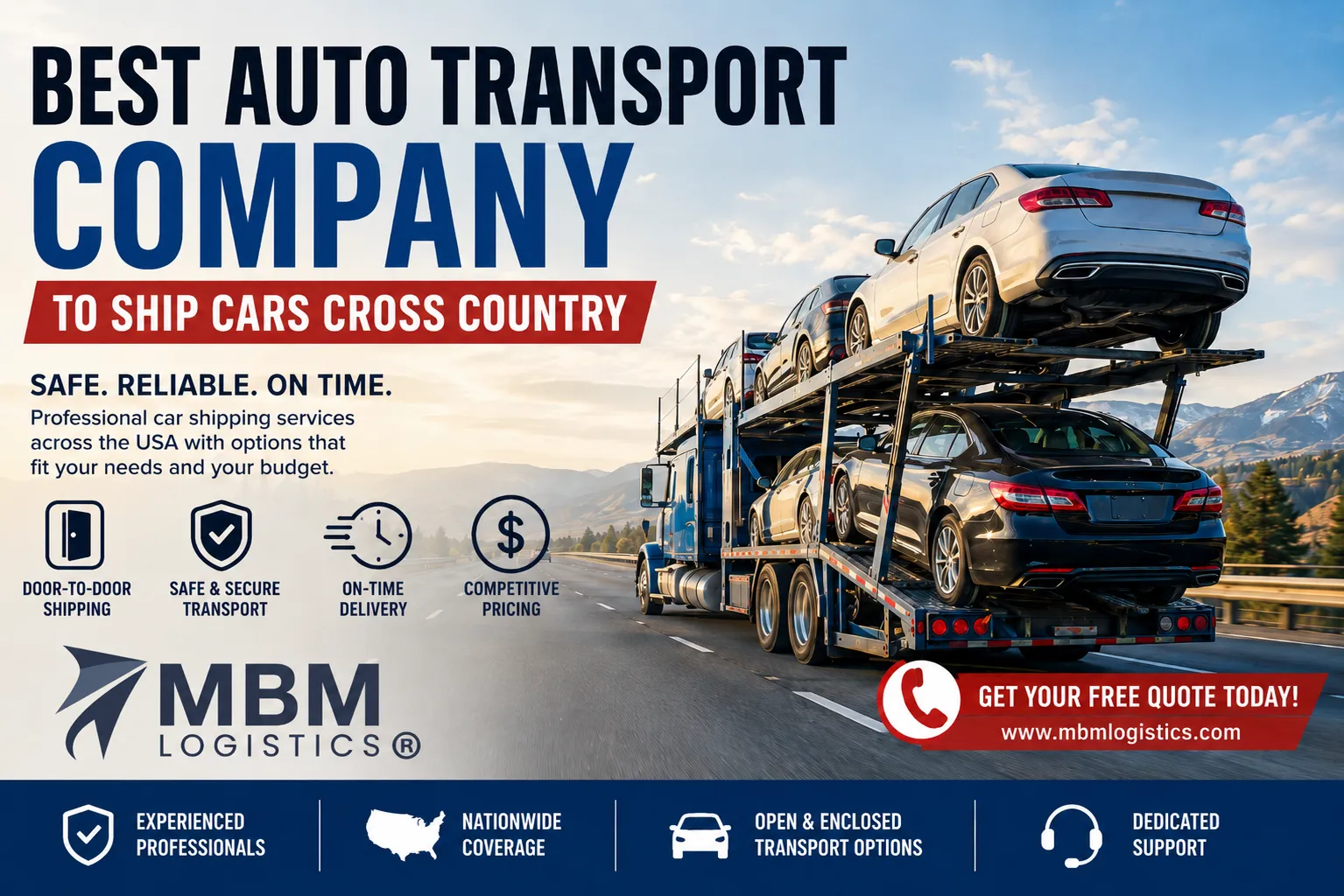 Best Auto Transport Company to Ship Cars Cross Country