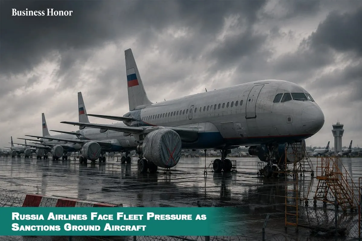 Russia Airlines Face Fleet Pressure as Sanctions Ground Aircraft