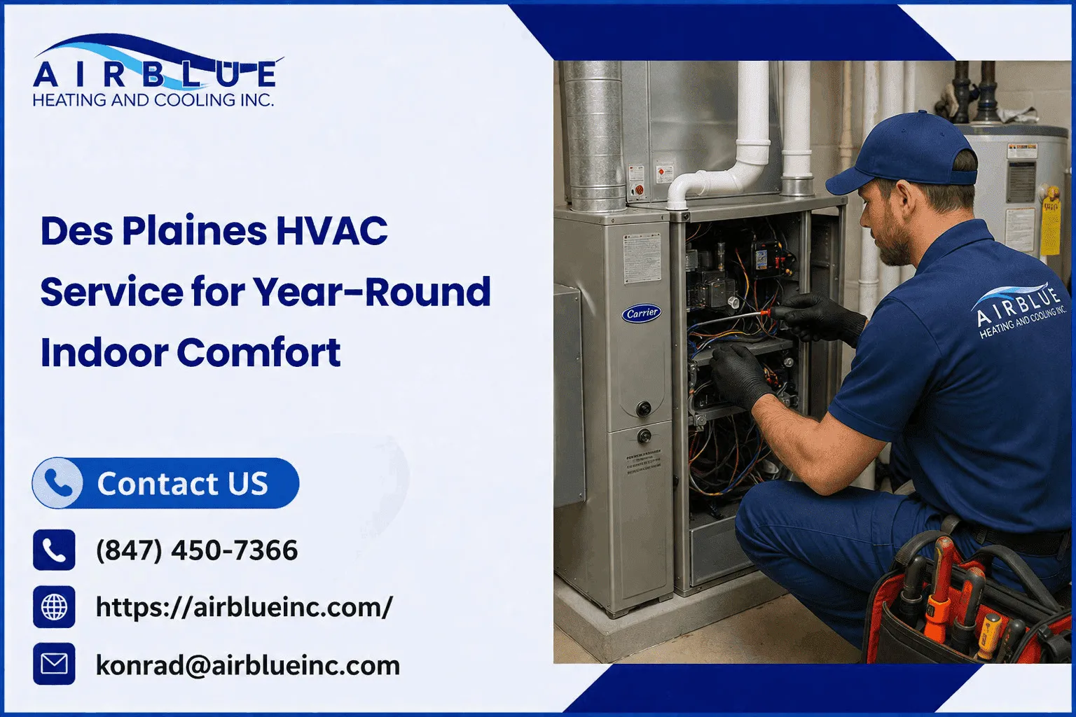 Des Plaines HVAC Service for Year-Round Indoor Comfort